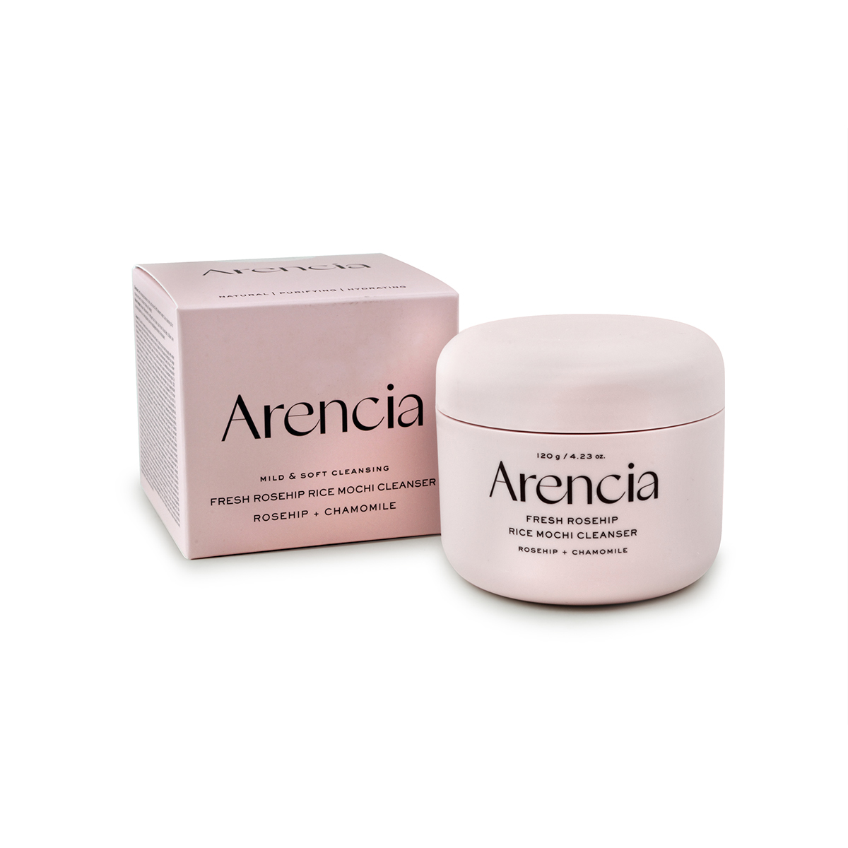Arencia – Gel de curățare iluminator cu măceșe și orez pentru ten luminos și uniform 120g