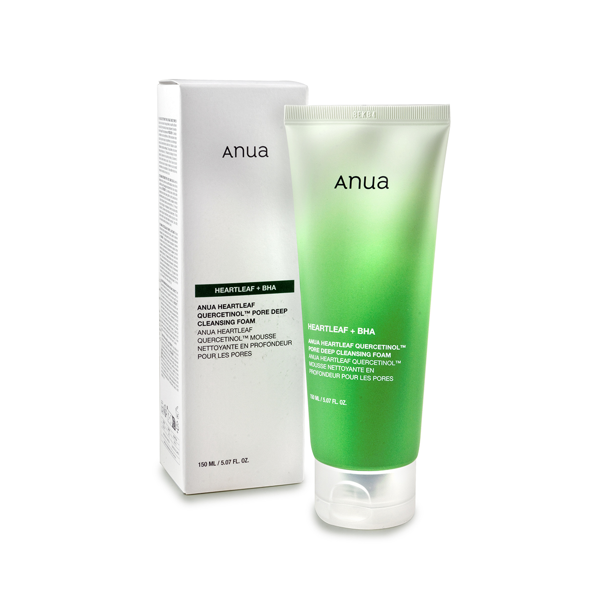ANUA - Spumă de curățare calmantă și purifiantă pentru pori cu Houttuynia Cordata și Quercetinol 150ml