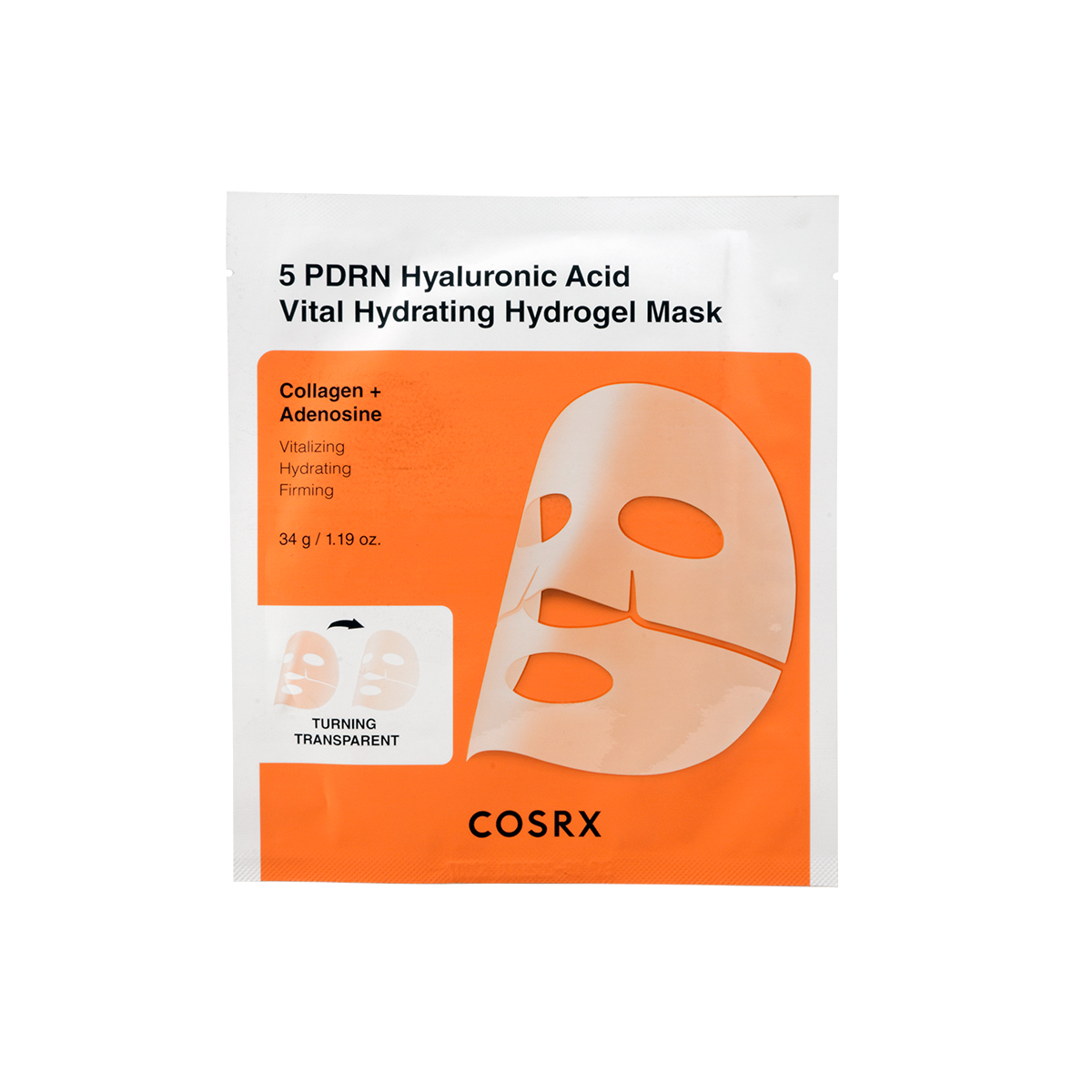 Cosrx - Mască hidrogel hidratantă cu PDRN si acid hialuronic pentru revitalizare intensă 34g