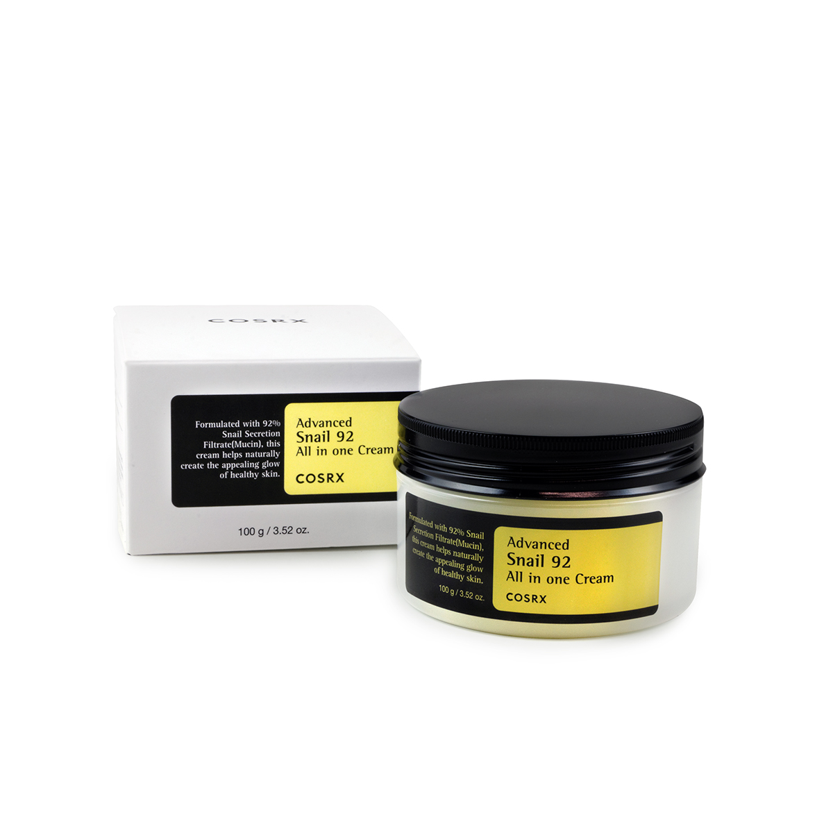 Cosrx - Cremă regenerantă cu mucină de melc 92% pentru hidratare si reparare intensă 100ml