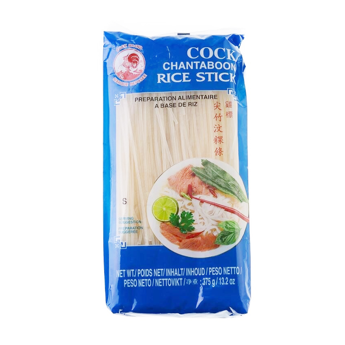 Tăiței de orez 1mm COCK BRAND 375g