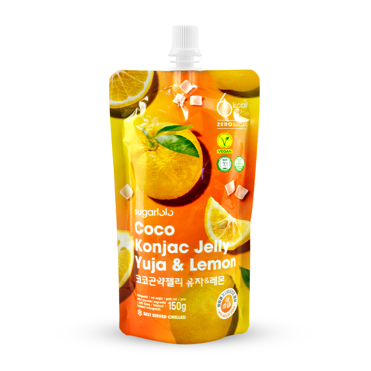 Jeleu Coco Konjac - Yuzu & Lămâie SUGARLOLO 150g