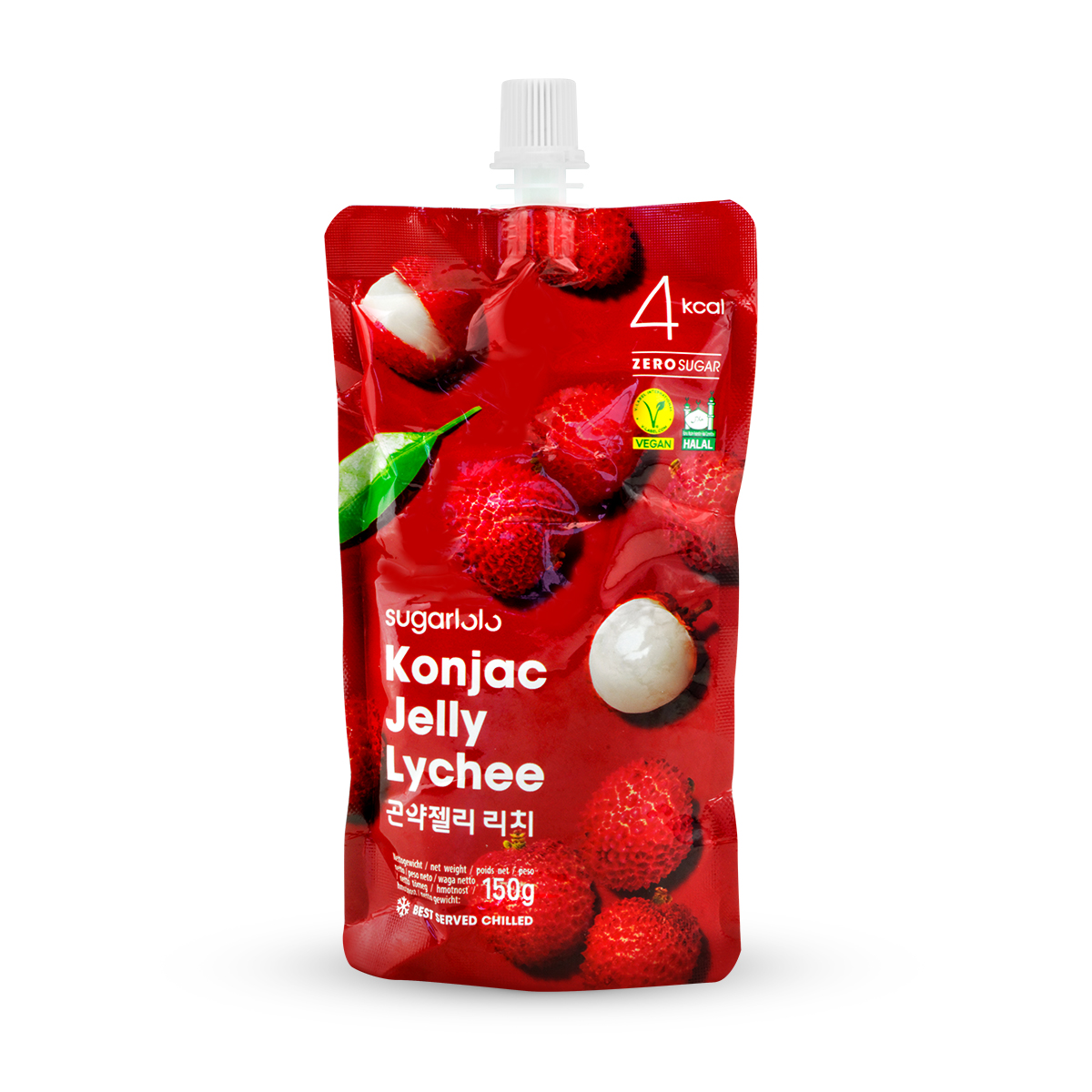 Jeleu Konjac - Lychee SUGARLOLO 150g