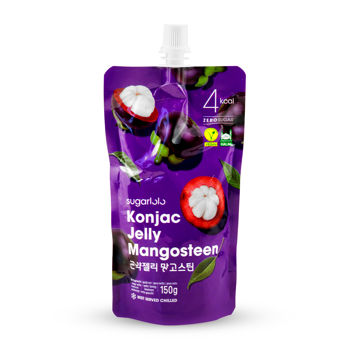 Jeleu Konjac - Mangustan SUGARLOLO 150g