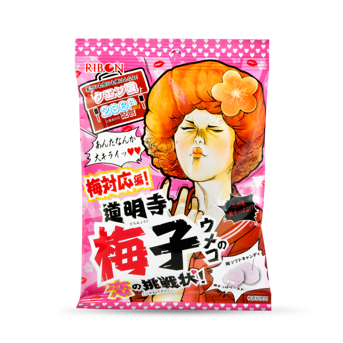 Bomboane Domyoji Umeko Love Challenge RIBON 54g