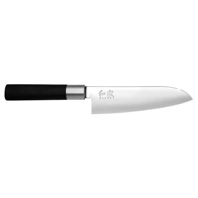 Cuțit negru SANTOKU 16.5cm