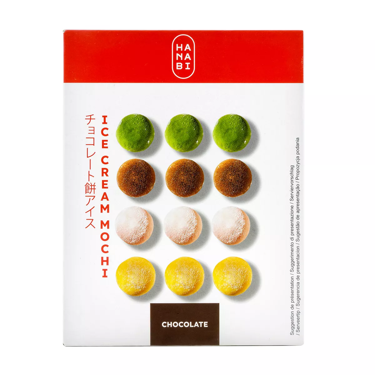 Mochi Cream Ciocolată HANABI (6x33g) 198g