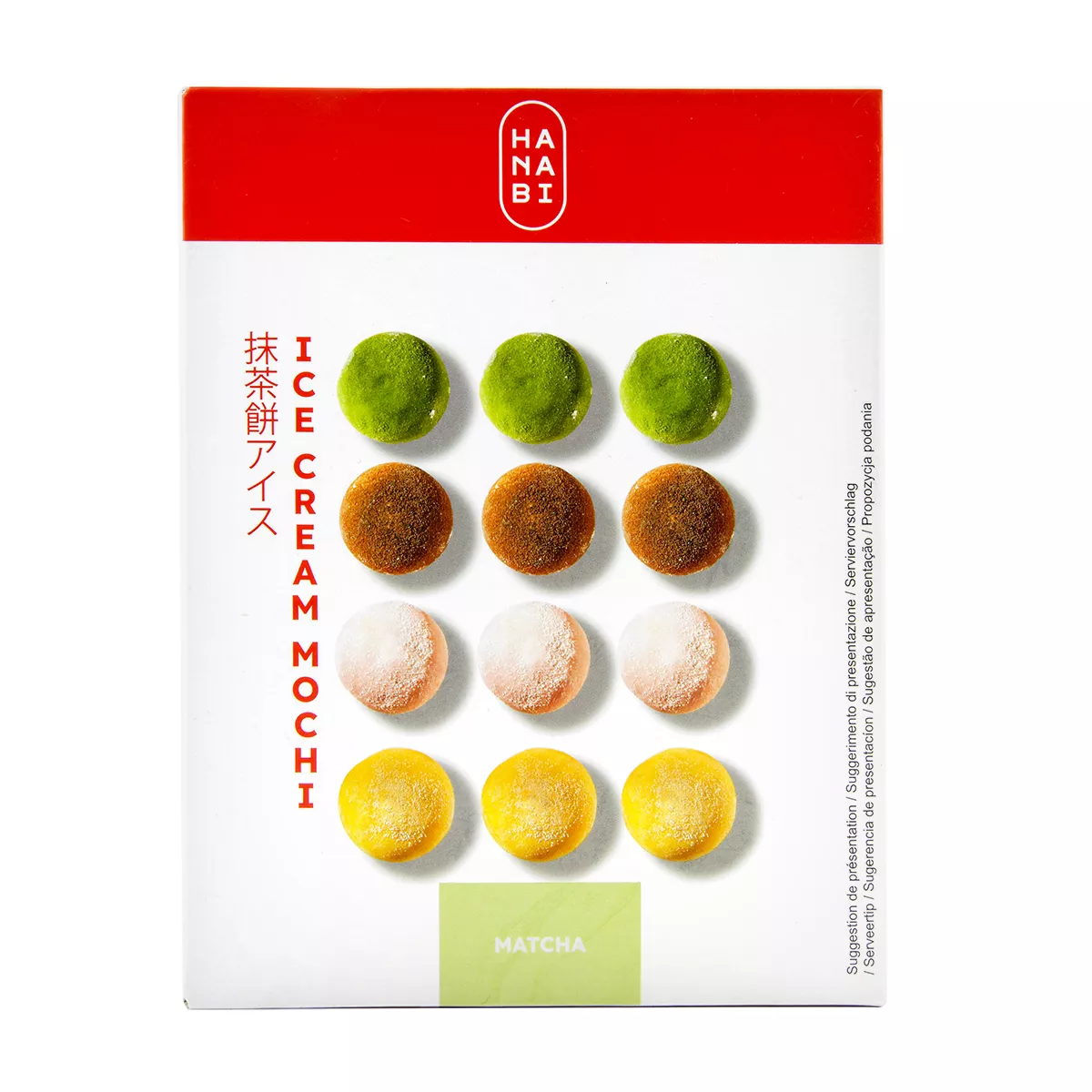 Mochi Cream Matcha HANABI (6x33g) 198g