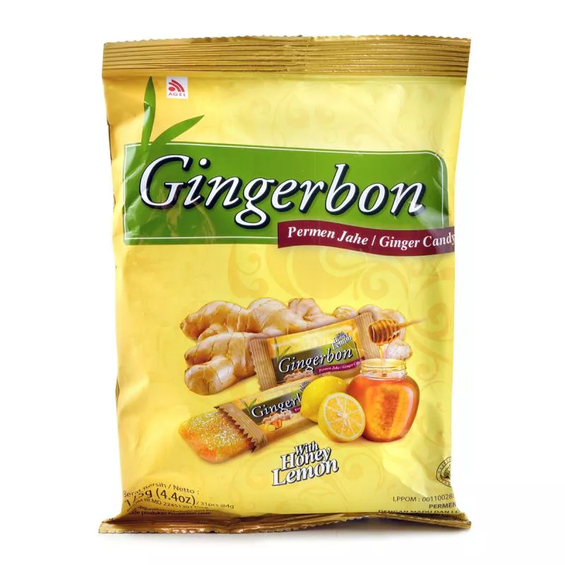 Bomboane de ghimbir cu miere&lămâie Gingerbon AGEL 125g