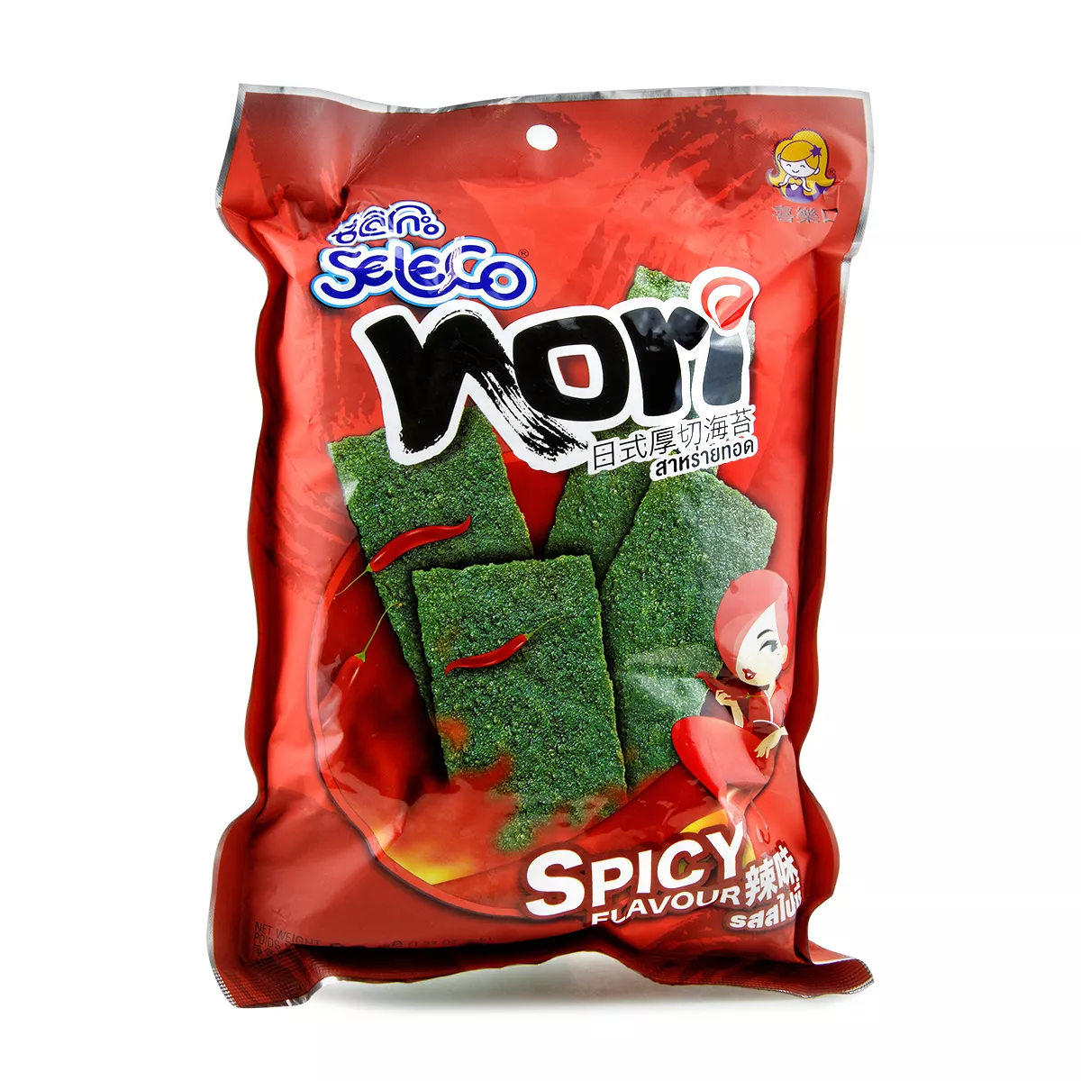 Snack alge prăjte Spicy SELECO 36g