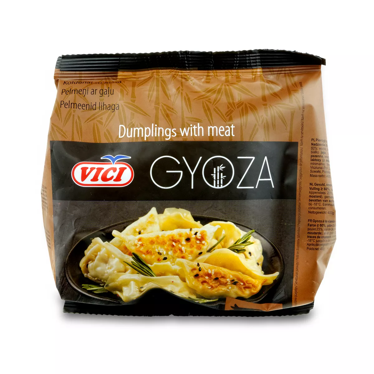 Gyoza cu carne de pui & porc VICI 400g