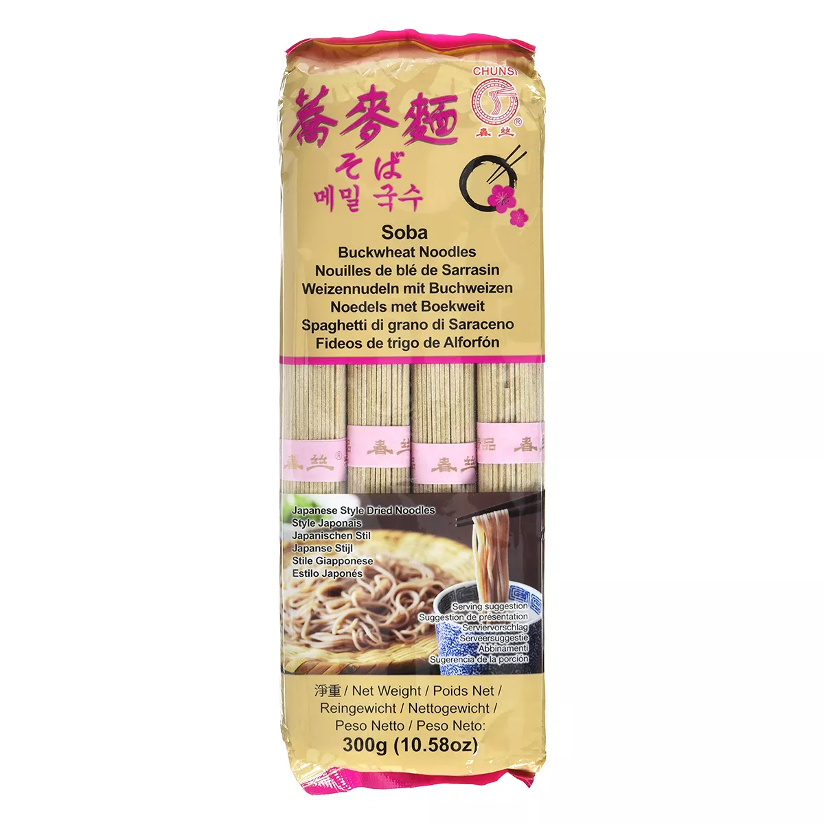 Tăiței cu hrișcă Soba CHUNSI 300g