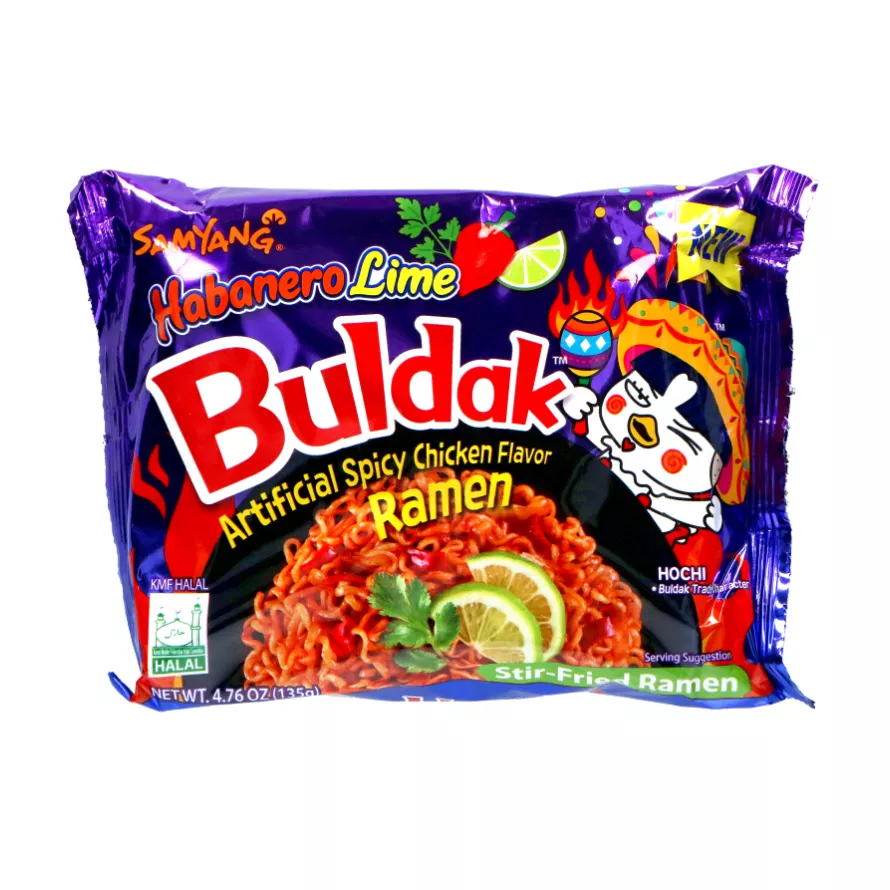 Tăiței instant Hot Chicken Habanero Lime SY 135g