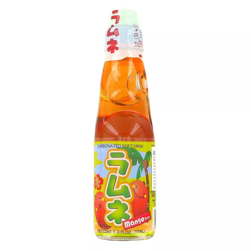 Băutură carbogazoasă cu mango Ramune HATAKOSEN 200ml
