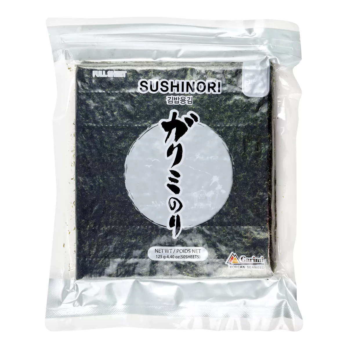 Alge nori SILVER (50foi) GARIMI 125g