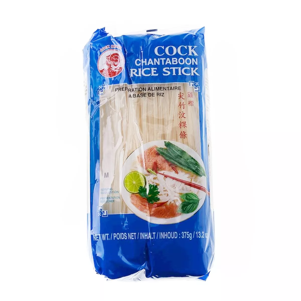 Tăiței de orez 3mm COCK 375g