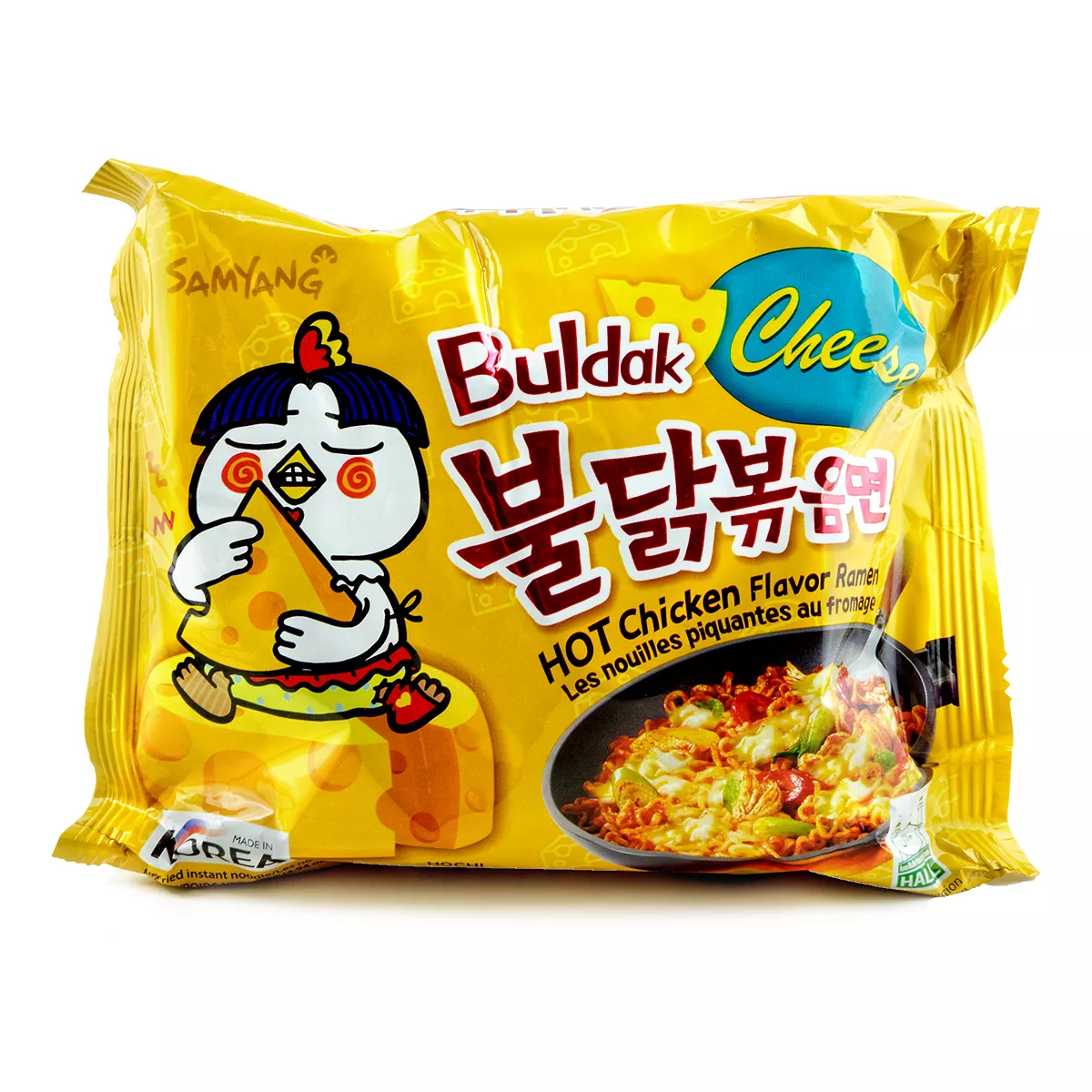 Tăiței instant Fried Spicy Chicken Cheese SY 140g