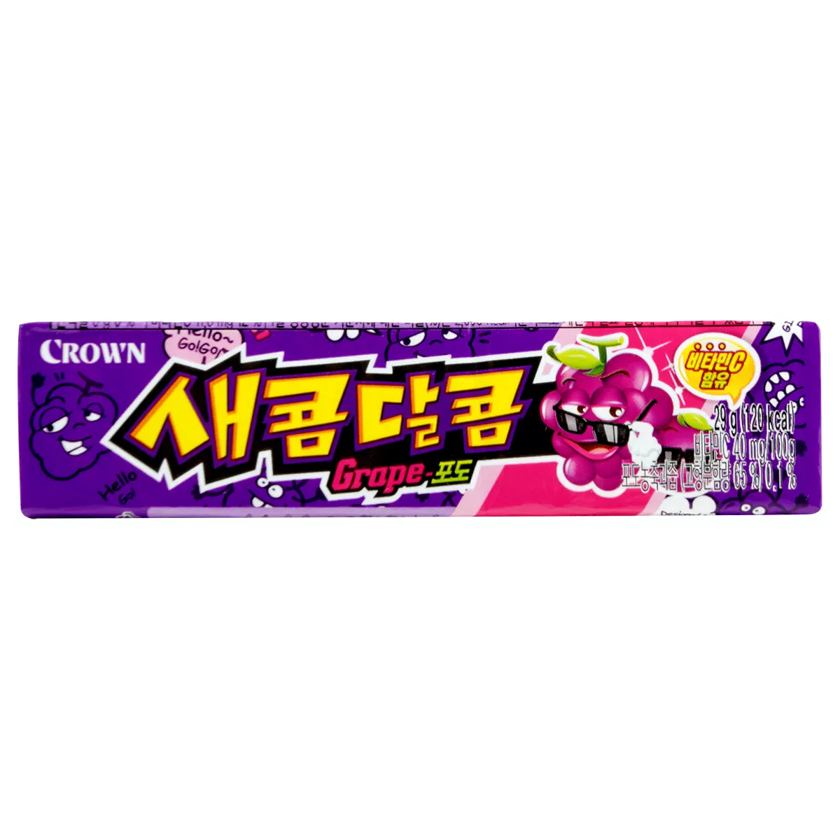 Caramele cu struguri CROWN 29g