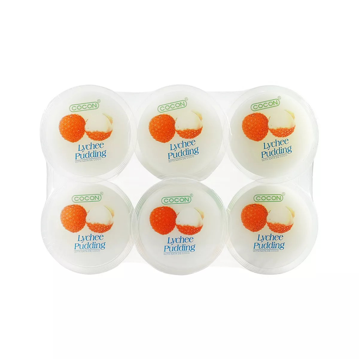 Budincă lychee cu nata de cocos COCON 480g