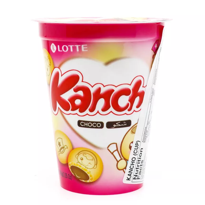Biscuiți cu cacao Kancho Cup LOTTE 95g