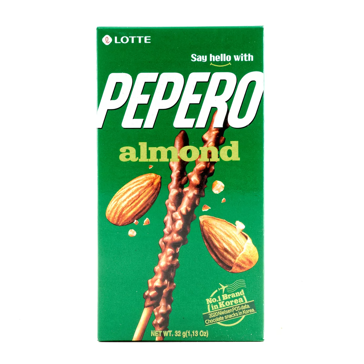 Pepero cu migdale LOTTE 32g