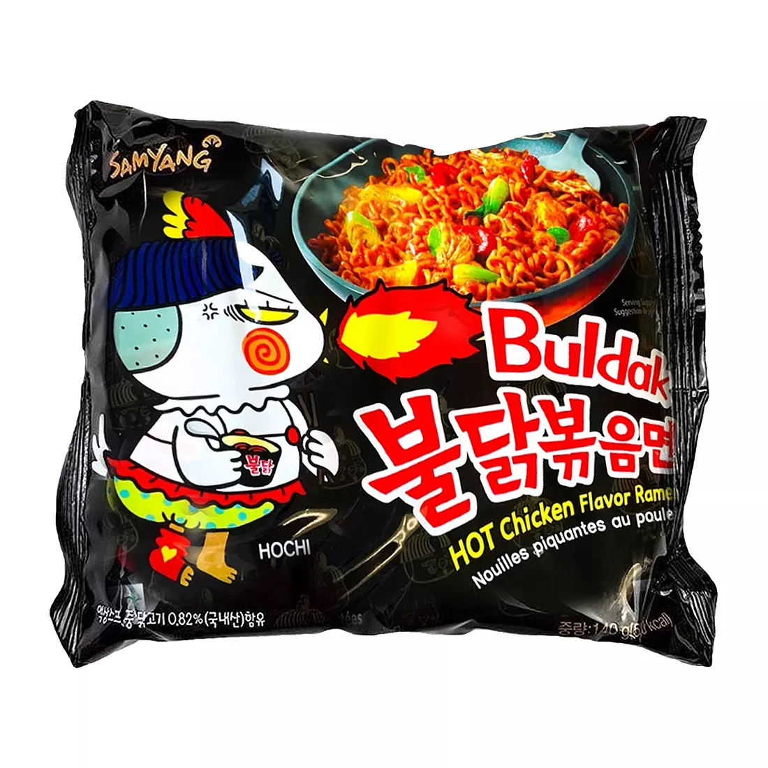 Tăiței instant Fried spicy chicken SY 140g