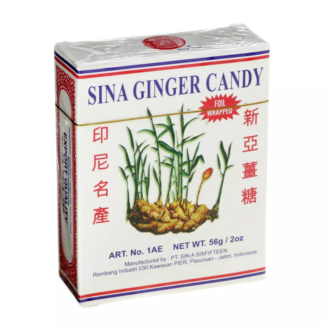 Bomboane de ghimbir SINA 56g