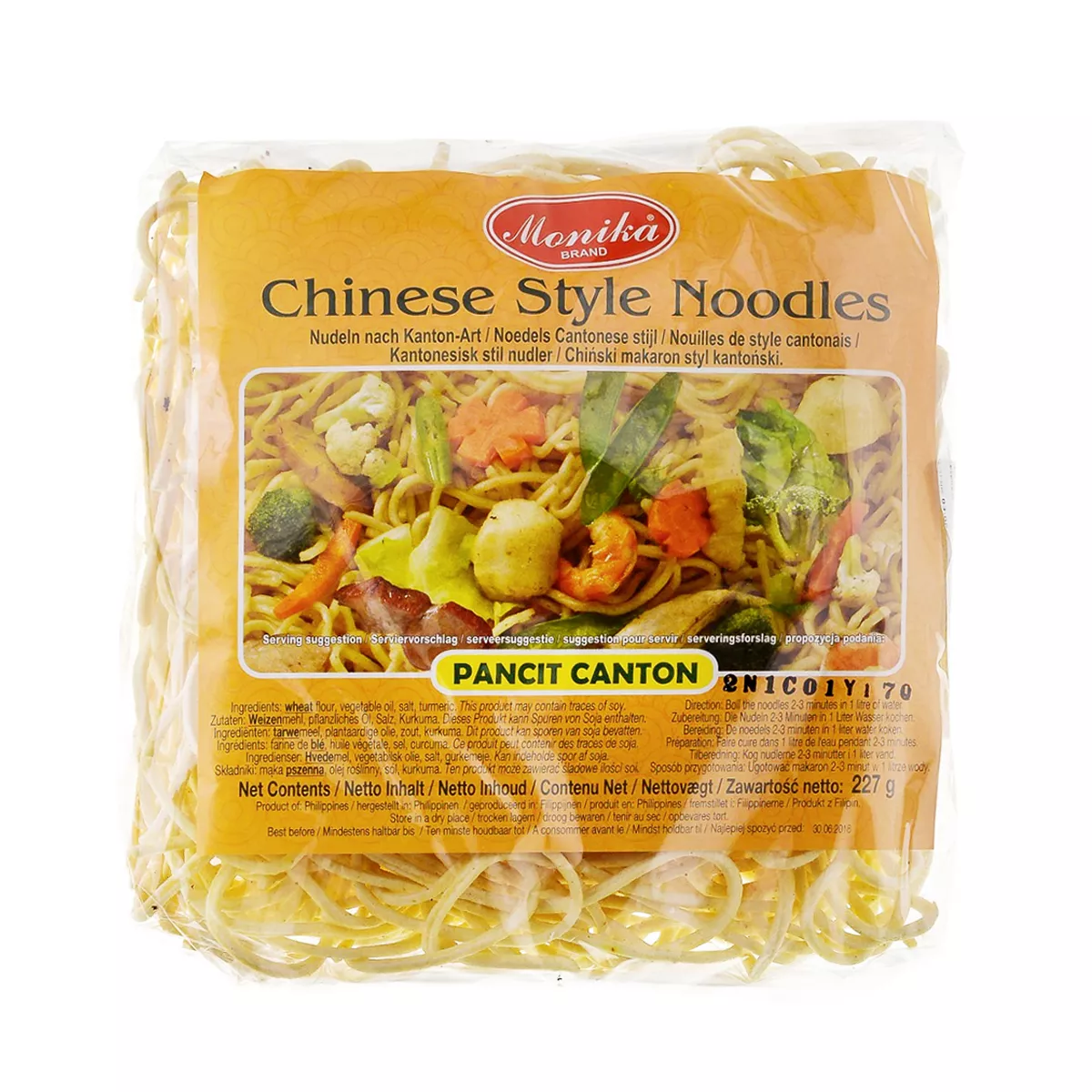 Tăiței cantonezi MONIKA 227g