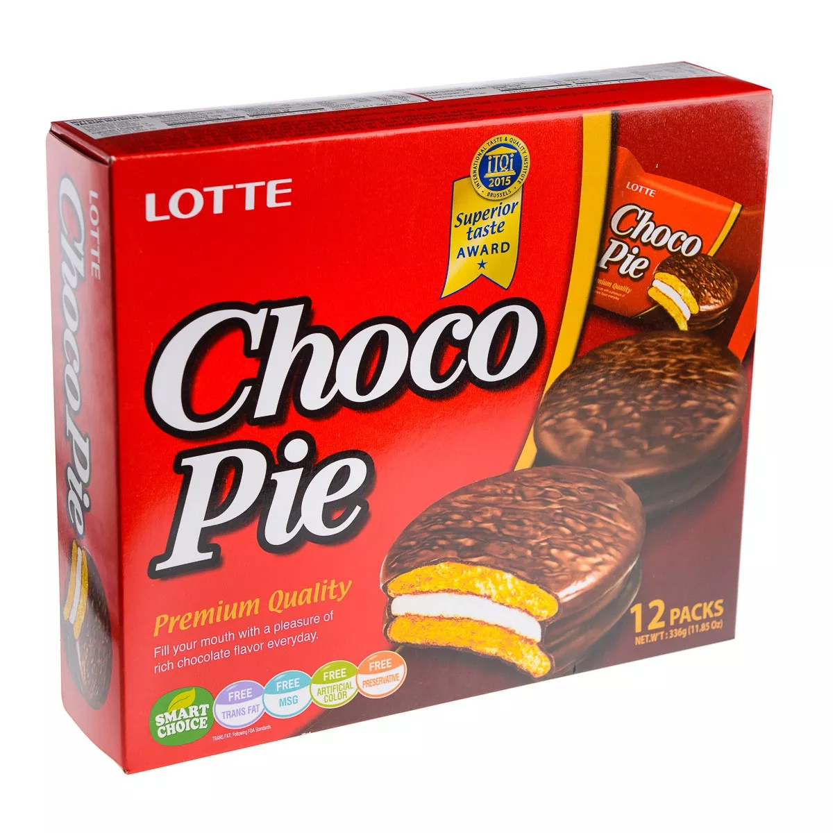 Prăjitură Choco Pie LOTTE (12x28g) 336g