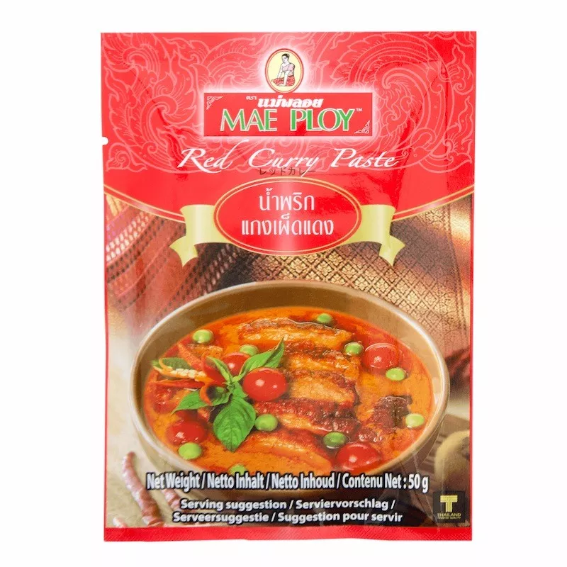 Pastă curry roșie MAE PLOY 50g