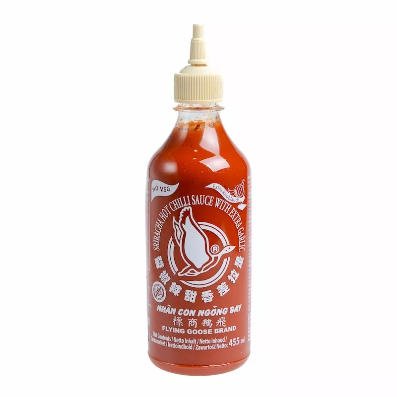 Sos sriracha cu usturoi fără MSG FG 455ml