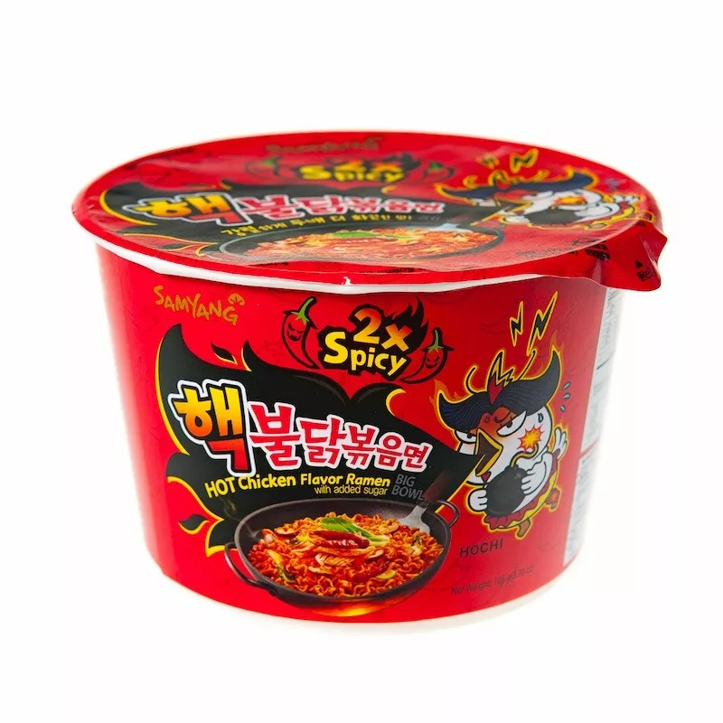 Tăiței instant 2xFried spicy chicken hot Big Bowl SY 105g