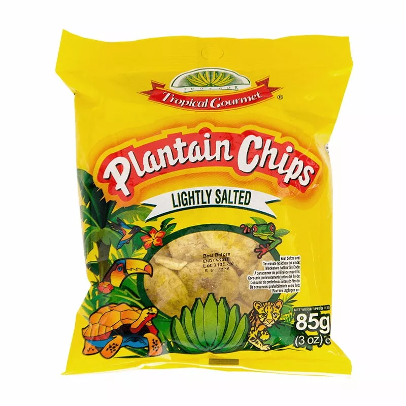 Chipsuri banane ușor sărate TG 85g