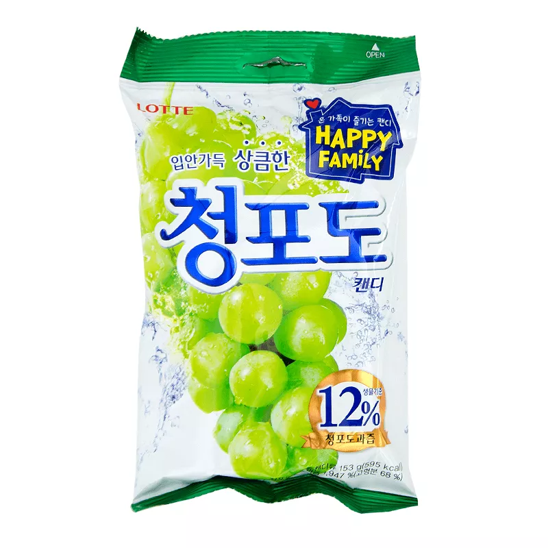 Bomboane de struguri LOTTE 153g