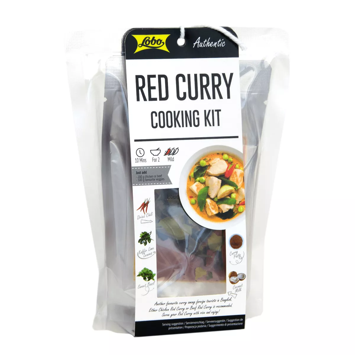 Kit curry roșu LOBO 253g