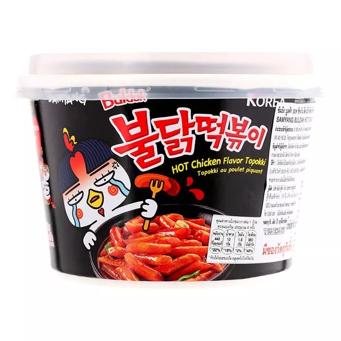 Fried spicy chicken Tteokbokki Bowl SY 185g