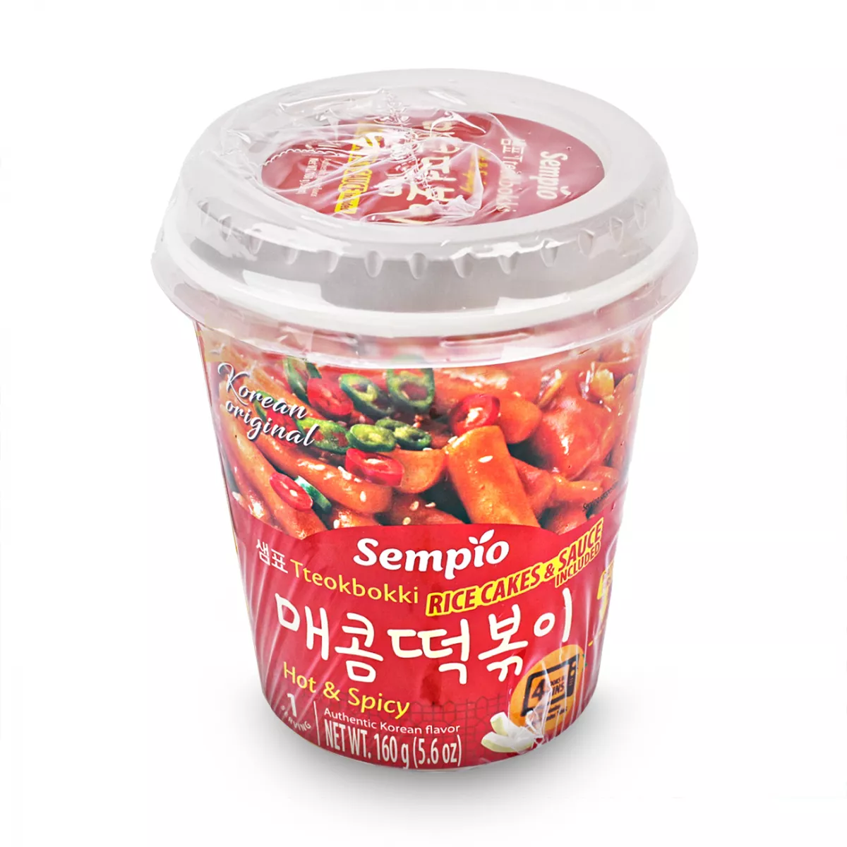 Instant Tteokbokki Hot&Spicy CUP SEMPIO 160g