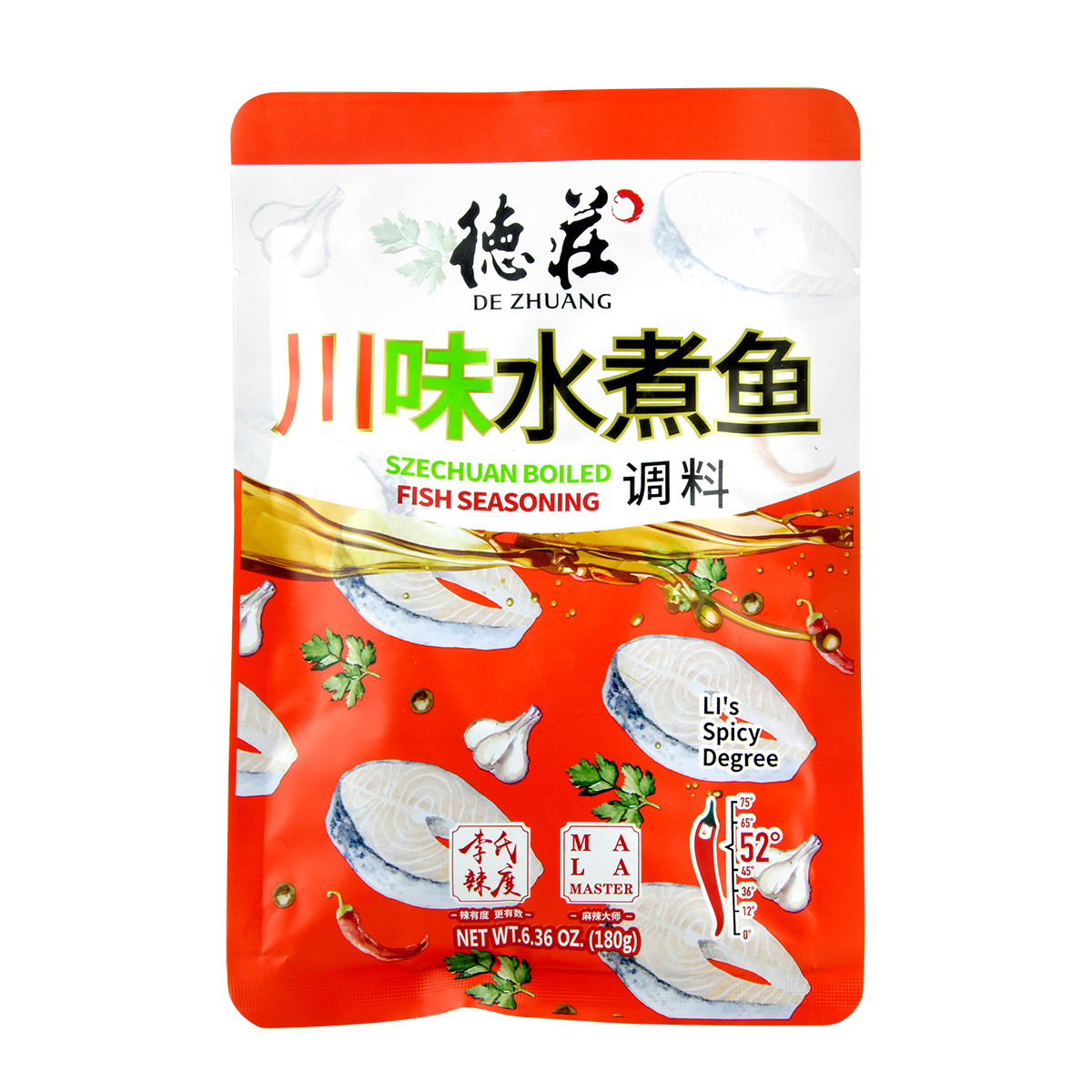 Condiment Szechuan pentru pește DE ZHUANG 180g