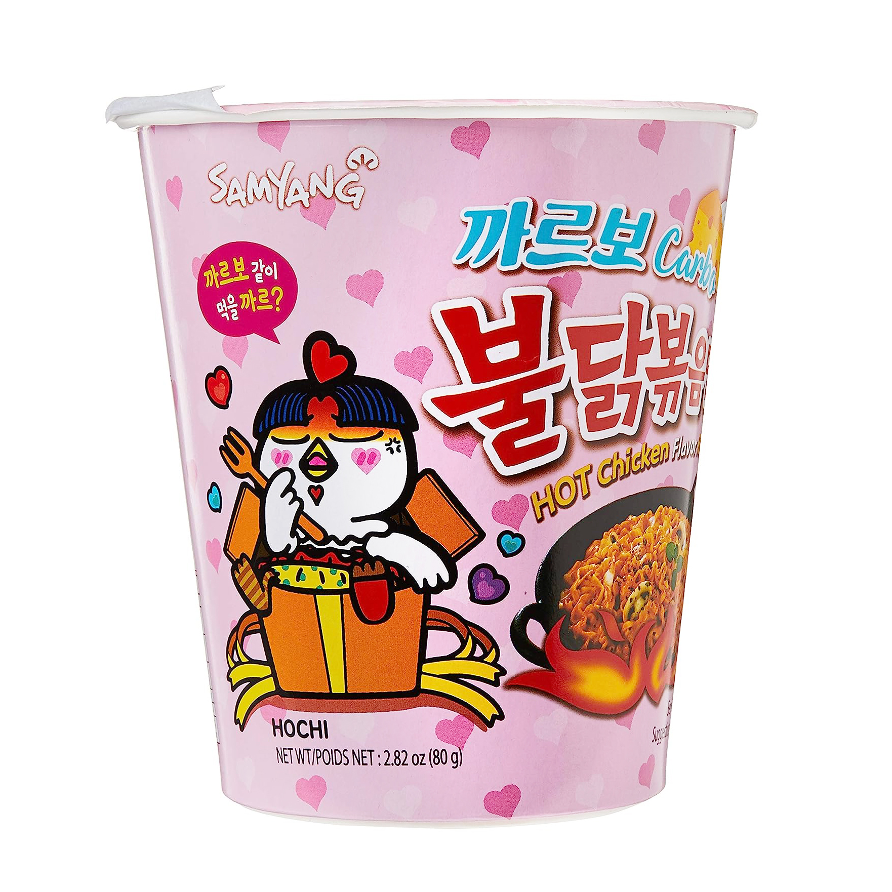 Tăiței instant Hot Chicken- Carbonara Flavor CUP SY 80g