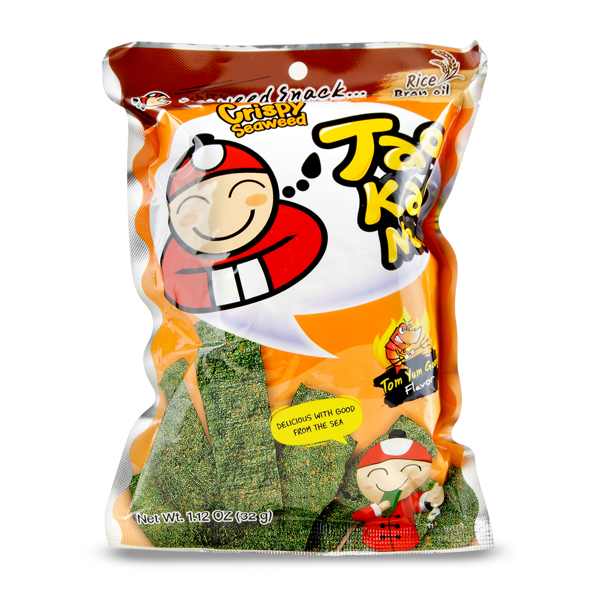 Alge prăjite cu aromă de Tom Yum TaoKaeNoi 32g