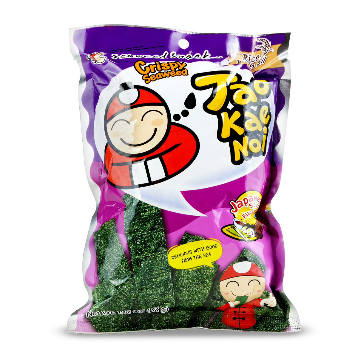 Alge prăjite cu aromă de sos japonez TAOKAENOI 32g