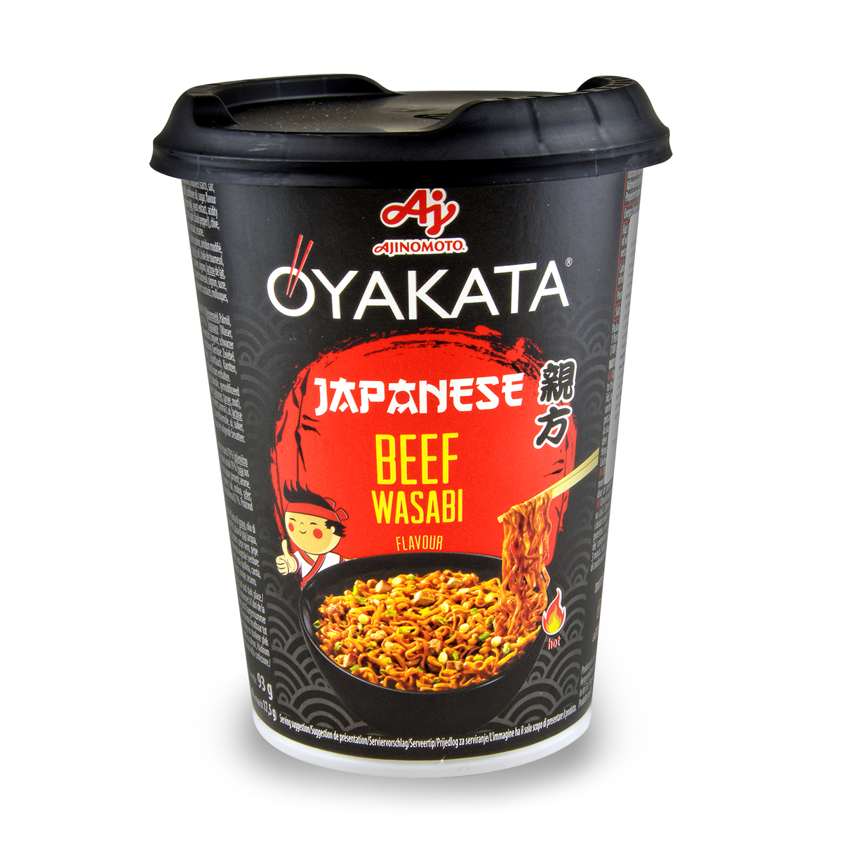 Tăiței instant Beef Wasabi CUP OYAKATA 93g