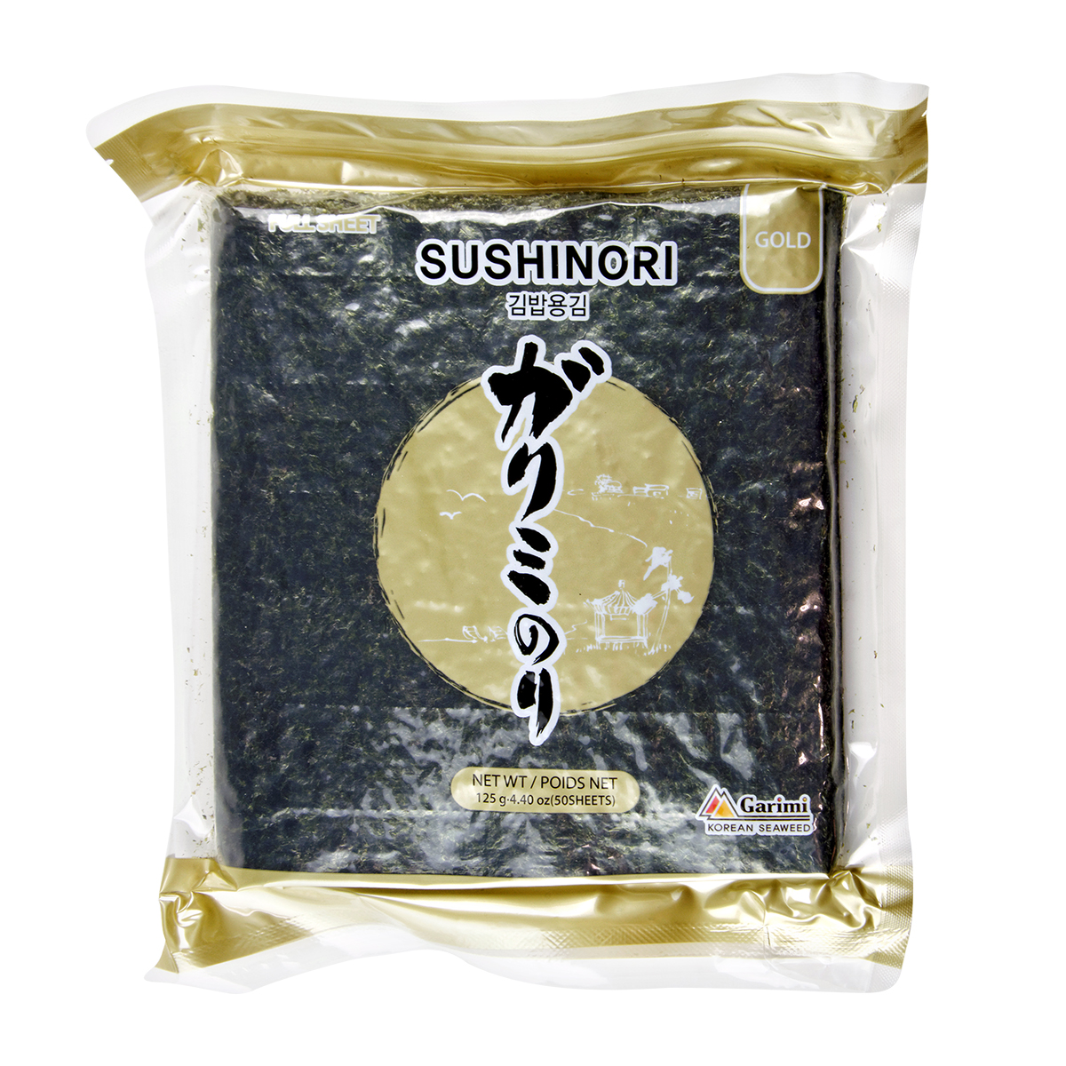 Alge nori GOLD (50foi) GARIMI 125g