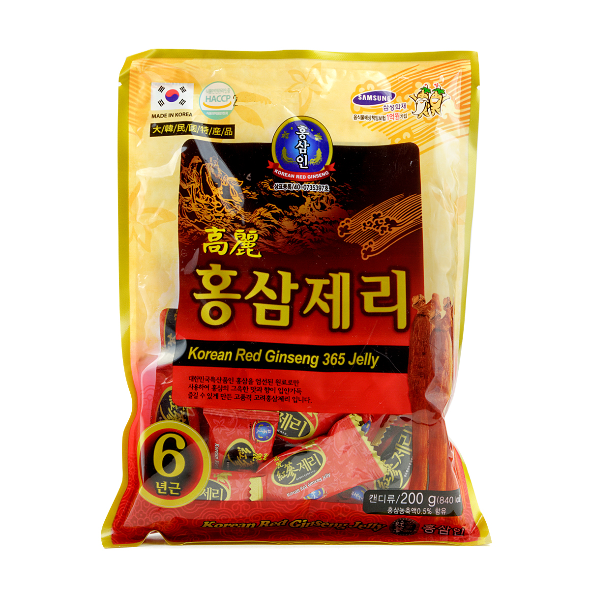 Jeleuri cu ginseng roșu HONGSAMIN 200g