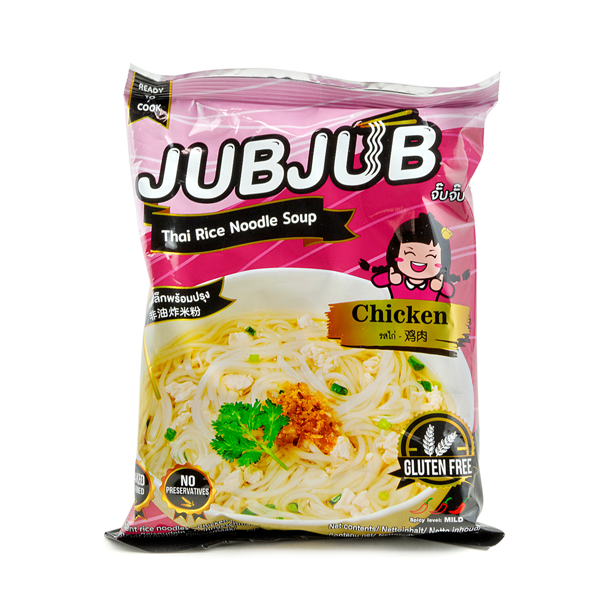 Thai Rice Noodles (Chicken) JUBJUB 70g