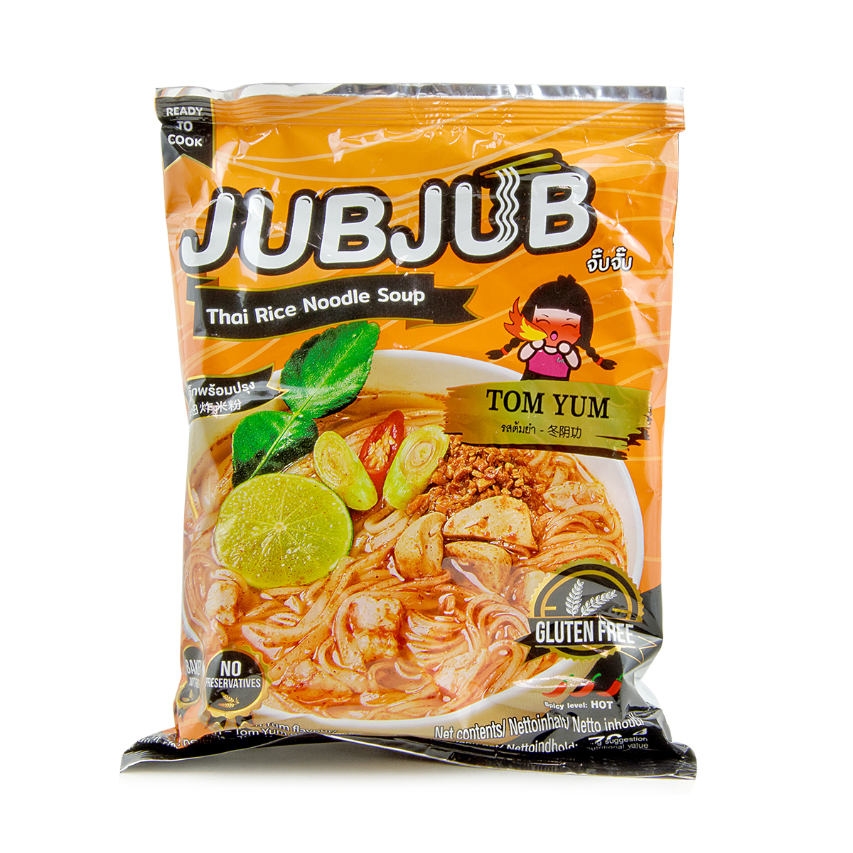 Thai Rice Noodles (Tom Yum) JUBJUB 70g