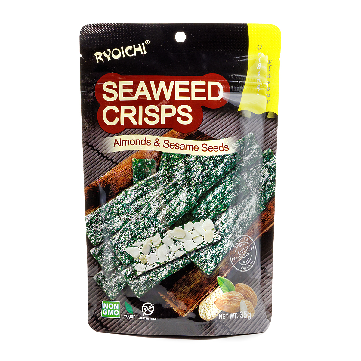Snack alge cu migdale&susan RYOICHI 35g