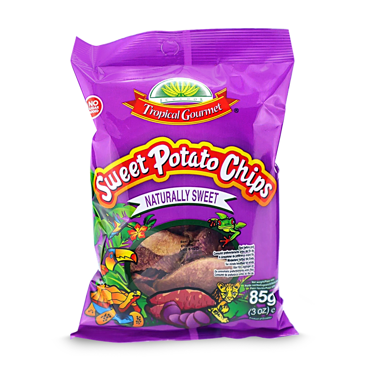 Chipsuri cartof dulce TROPICAL GOURMET 85g