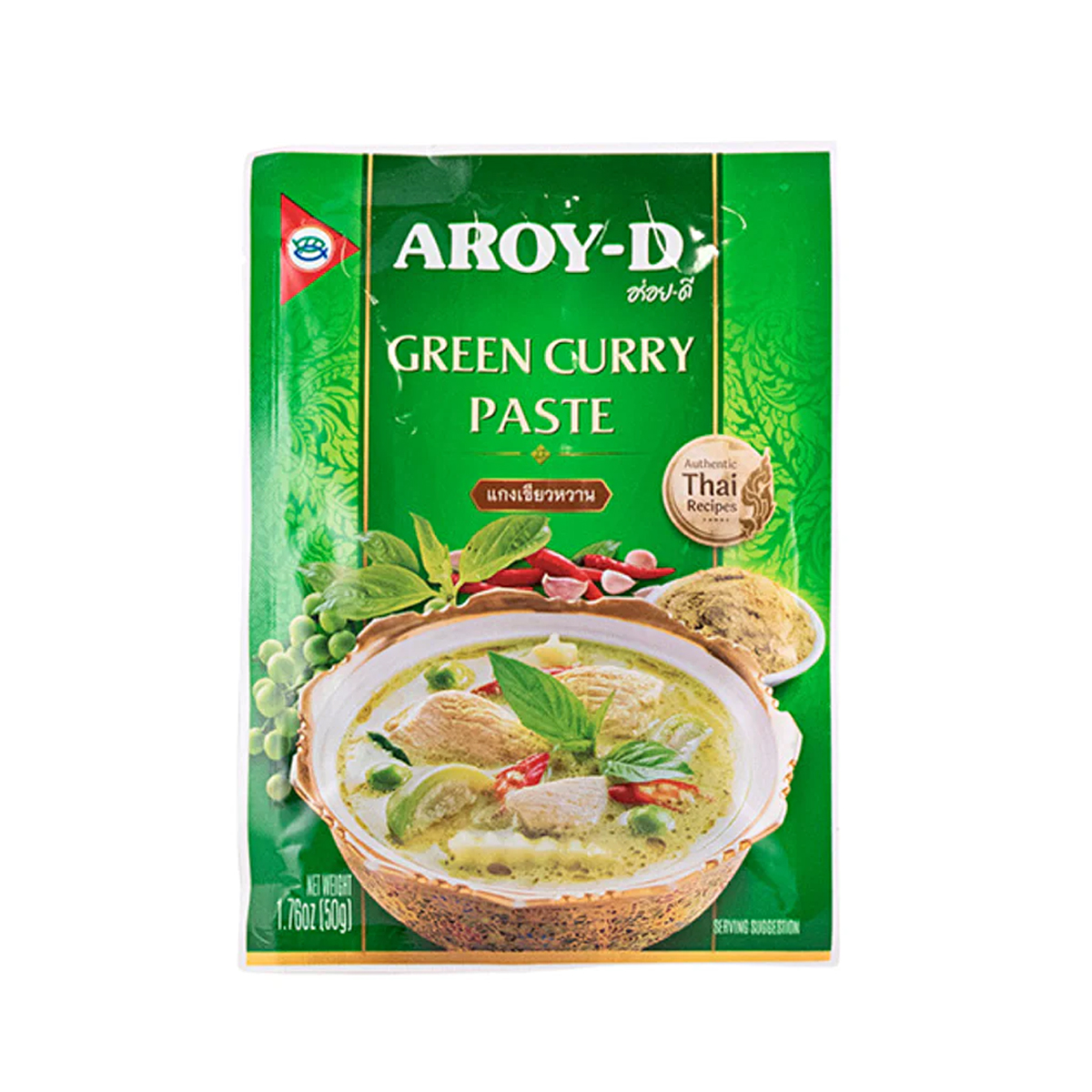 Pastă curry verde AROY-D 50g
