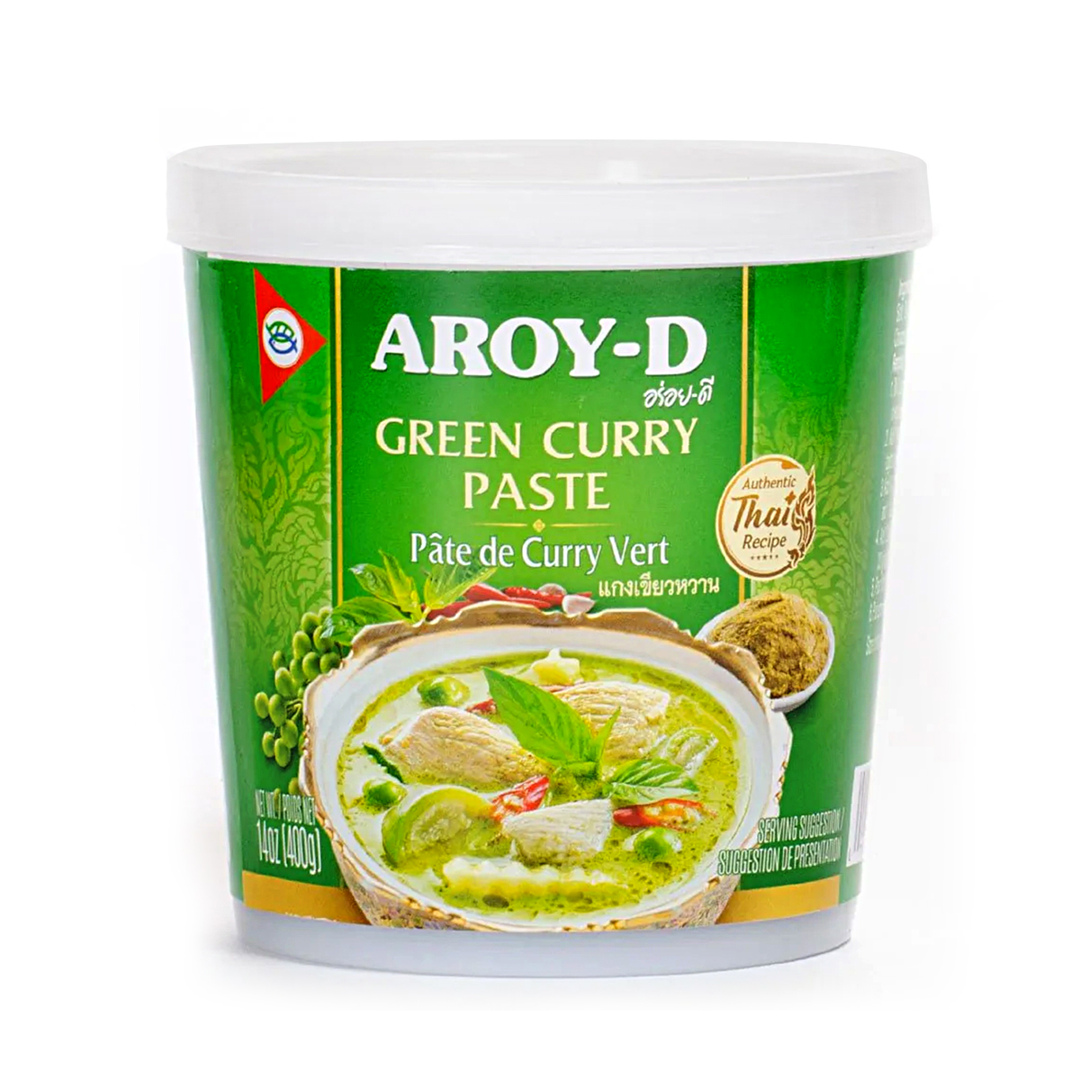 Pastă curry verde AROY-D 400g